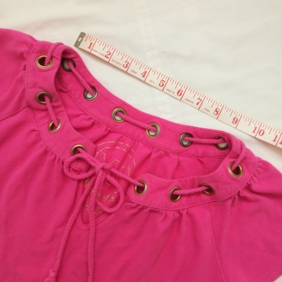 MICHAEL KORS Magenta Short Sleeve Shirt - Picture 12 of 13